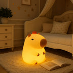 Luminária LED Capivara Portátil – Luz Suave e Design Encantador