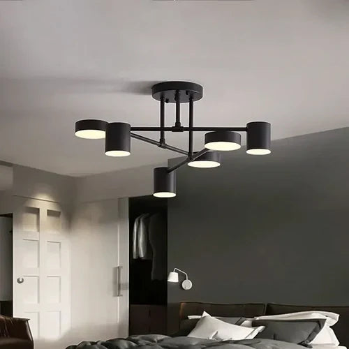 Luminária de Teto LED Triplo Design Moderno e Sofisticado