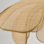 Luminária Pendente Minimalista Palha Natural Rattan