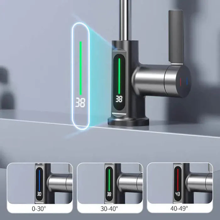 Torneira Inteligente com Display de Temperatura Alta Tecnologia com Economia e Estilo