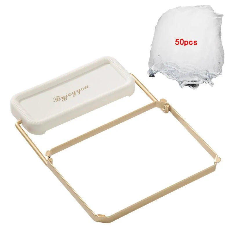 Suporte Antientupimento Triangular para Pia | Drenagem Eficiente e Design Compacto