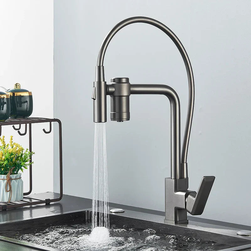 Torneira Gourmet com Filtro 3 em 1 Design Premium e Função Extensível