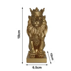 Estatueta Leão Imperador – Poder, Elegância e Presença na Decoração