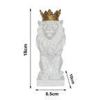 Estatueta Leão Imperador – Poder, Elegância e Presença na Decoração