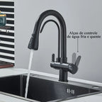 Torneira Gourmet Monocomando Dupla Função Filtro Integrado + Jato Extensível