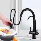 Torneira Gourmet Monocomando Dupla Função Filtro Integrado + Jato Extensível