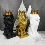 Estatueta Leão Imperador – Poder, Elegância e Presença na Decoração