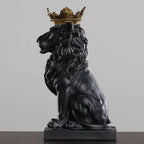 Estatueta Leão Imperador – Poder, Elegância e Presença na Decoração
