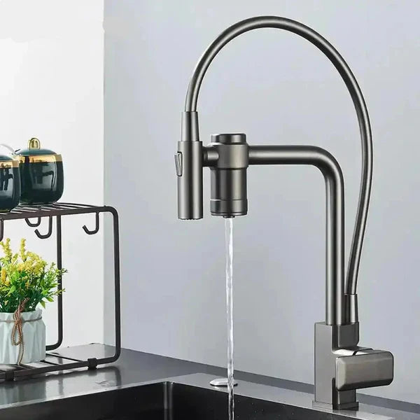 Torneira Gourmet com Filtro 3 em 1 Design Premium e Função Extensível